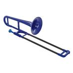 Trombone pBone music pBone Mini Blue, Muziek en Instrumenten, Blaasinstrumenten | Trombones, Ophalen, Gebruikt, Overige typen
