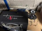 Subwoofer, speakers en versterker te koop, Ophalen, 60 tot 120 watt, Overige merken