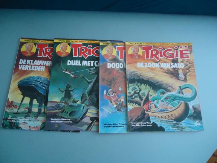 trigie, Boeken, Stripboeken, Zo goed als nieuw, Meerdere stripboeken, Ophalen of Verzenden