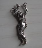 ZILVEREN HANGER: DANSERES (FLOWERPOWER JAREN 60), Verzenden, Zilver, Hanger