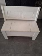 Klepbank bank wit hout 100 cm., Huis en Inrichting, Ophalen
