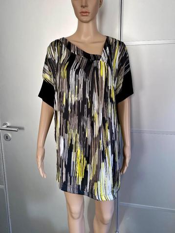 J278 Nieuw: Fiorella Rubino maat 44=L lange blouse tuniek beschikbaar voor biedingen