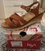 FEYN MAAT 40 KURKEN SLEEHAKKEN NIEUW 🤎, Kleding | Dames, Schoenen, Feyn, Bruin, Nieuw, Sandalen of Muiltjes