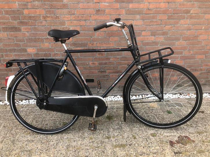 Oude Gazelle heren Transport fiets nieuwe velgen en banden, Fietsen en Brommers, Fietsen | Heren | Herenfietsen, Gebruikt, Gazelle