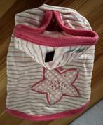 Kleine hond jasje met capuchon S Puppia wit-roze - gedragen, Dieren en Toebehoren, Hondenkleding, Ophalen of Verzenden, Gebruikt