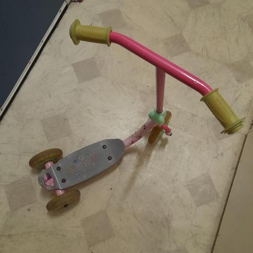 3 Wieler Step Voor Kinderen Roze/ licht Groen, Kinderen en Baby's, Speelgoed | Buiten | Voertuigen en Loopfietsen, Gebruikt, Overige typen