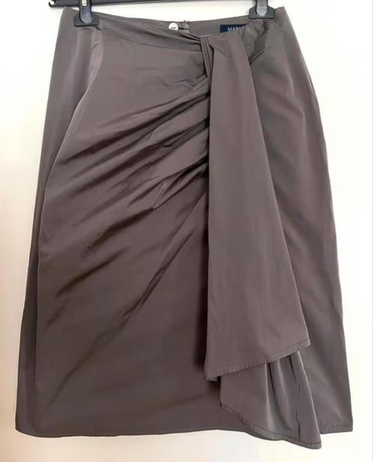 Mark rok maat 36, Kleding | Dames, Rokken, Zo goed als nieuw, Maat 36 (S), Bruin, Knielengte, Ophalen of Verzenden