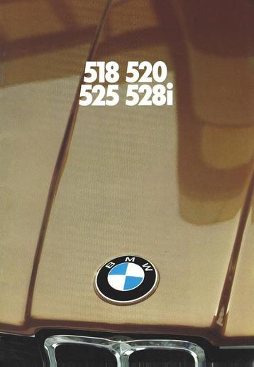 Brochure BMW 5 serie 1980