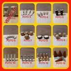 087. Houten Poten Draaiwerk en steekwerk RVS Aluminium, Ophalen of Verzenden