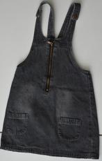 Zwart jeans overgooier met rits voor maat 122/128, Ophalen of Verzenden, Zo goed als nieuw, Meisje, Jurk of Rok