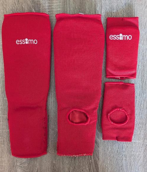 Essimo Vechtsportbescherming - Rood, Sport en Fitness, Vechtsporten en Zelfverdediging, Gebruikt, Overige, Vechtsportbescherming