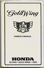 Honda GL1500 Gold Wing manual 1993 motor, Motoren, Handleidingen en Instructieboekjes, Ophalen of Verzenden, Honda