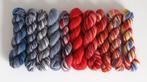 Restjes sokkenwol - 10 x 10 gram - Pakket 2, Hobby en Vrije tijd, Breien en Haken, Ophalen of Verzenden, Nieuw, Breien of Haken