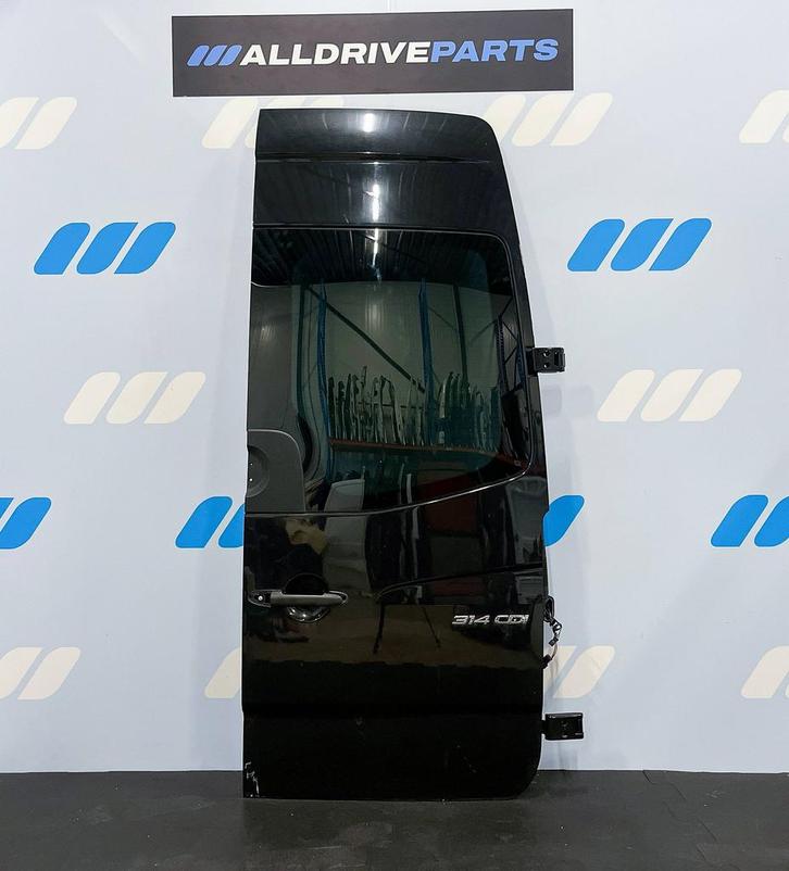 Mercedes Benz Sprinter W906 Achterdeur H2 rechts zwart ruit, Auto-onderdelen, Carrosserie en Plaatwerk, Deur, Achter, Rechts, Gebruikt