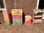 Teamson Magische Tuin boekenkast nachtkastje ladekast, Ophalen, Gebruikt, Kast