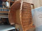 Grote rieten hondenmand, Ophalen, Gebruikt, Riet