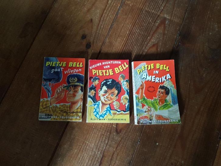 3 pockets van Pietje Bell van Chr. Van Abkoude, Boeken, Kinderboeken | Jeugd | onder 10 jaar, Gelezen, Fictie algemeen, Ophalen of Verzenden