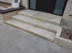 bentheimer stenen platen brokken tuinmuur, vijver randen, Tuin en Terras, Gebruikt, Overige typen, Ophalen of Verzenden, Natuursteen