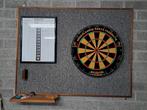 Dartbord compleet met plaat en scorebord, Ophalen, Gebruikt, Dartbord