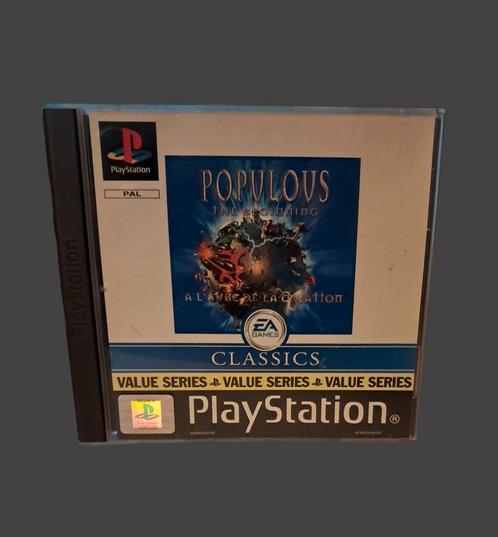 Retro vintage Populous: The Beginning (EA Classics) - PS1 99, Spelcomputers en Games, Games | Sony PlayStation 1, Zo goed als nieuw