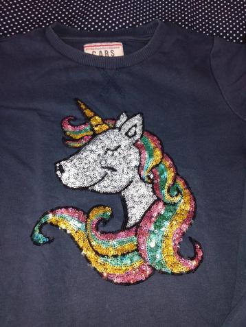 134 140 unicorn SET + een flared broek (jurk, trui, broek) beschikbaar voor biedingen
