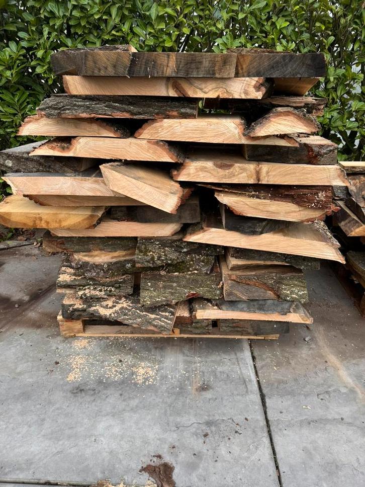 1,4 kuub gestapeld eikenhout voor 120 euro !!!, Tuin en Terras, Haardhout, Blokken, Eikenhout, Minder dan 3 m³, Ophalen