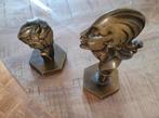 Bronzen beelden van vrouwenhoofden, Ophalen of Verzenden