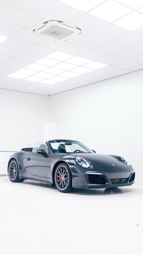 Porsche 911 3.0 Carrera 4S Cabriolet AUT 2017 Grijs, Auto's, Porsche, Particulier, 4x4, Achteruitrijcamera, Adaptieve lichten