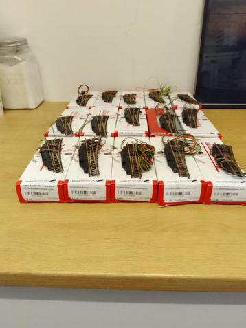 Fleischmann Electrische Wissels rechts 15 graden beschikbaar voor biedingen