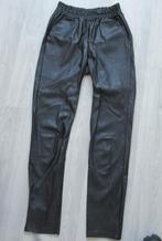 Mooie nepleren broek met elastische boord maat S/M, Lang, Maat 38/40 (M), Ophalen of Verzenden, Turquoise by Daan
