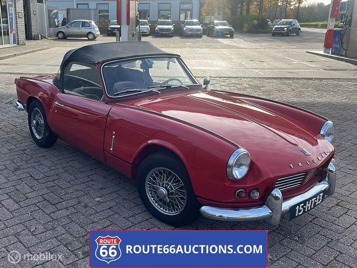 Triumph Spitfire | 1967 | Route 66 Auctions, Auto's, Oldtimers, Bedrijf, Te koop, Triumph, Benzine, Overige carrosserieën, Handgeschakeld