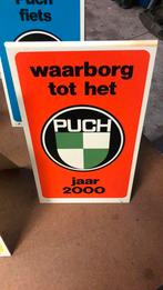 Puch reklame bordjes, Verzamelen, Ophalen of Verzenden, Gebruikt, Reclamebord