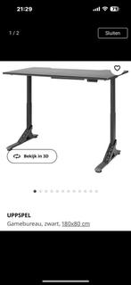 Ikea UPPSPEL Elektrisch Stabureau 180x80cm, Huis en Inrichting, Bureaus, Ophalen, Elektrisch, Gebruikt, Stabureau