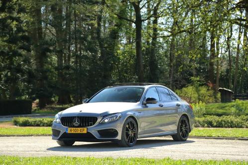 Mercedes-Benz C43 AMG 430pk Perform. stoel + uitlaatklep, Auto's, Mercedes-Benz, Bedrijf, C-Klasse, 360° camera, 4x4, ABS, Achteruitrijcamera