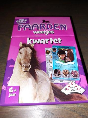 Paardenweetjes kwartet spel beschikbaar voor biedingen