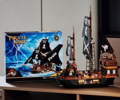 Piratenschip Bouwset, 1330-delige ABS kunststof, Kinderen en Baby's, Speelgoed | Duplo en Lego, Nieuw, Duplo, Complete set, Ophalen of Verzenden