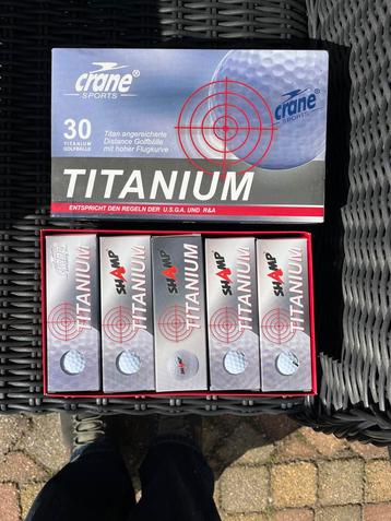 Nieuwe Crane Titanium Golfballen - 30 stuks beschikbaar voor biedingen