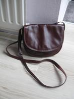 LAMODA roodbruin leren schouder tasje goede staat, Sieraden, Tassen en Uiterlijk, Tassen | Damestassen, Ophalen of Verzenden, Gebruikt