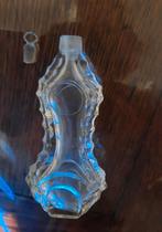 Glazen parfumflesje met origineel stolpje, Gebruikt, Ophalen of Verzenden