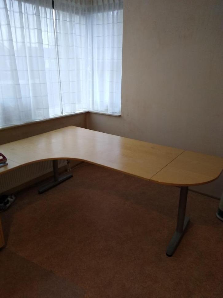 Bureau 160/200x80/120, Huis en Inrichting, Bureaus, Zo goed als nieuw, Bureau, In hoogte verstelbaar, Ophalen