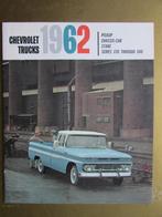 1962 CHEVROLET Pickups & Stakes brochure, Engels, Boeken, Chevrolet, Ophalen of Verzenden, Zo goed als nieuw