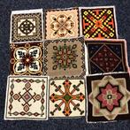 partij vintage geometrisch borduurwerk voor kussens 40x40 cm, Huis en Inrichting, Woonaccessoires | Kussens, Ophalen of Verzenden