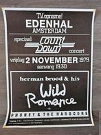 Herman brood concert poster uniek, Verzenden, Rechthoekig Staand, Muziek