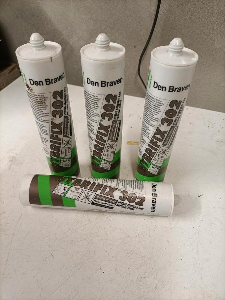 Den Braven Hybrifix 302 - 4 kokers, Doe-het-zelf en Verbouw, Isolatie en Afdichting, Ophalen of Verzenden