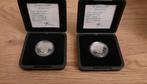 2x Herdenkingsmunt Laatste Gulden 2001, Ophalen of Verzenden, Koningin Beatrix, 1 gulden, Losse munt