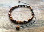 Nieuw handgemaakte armbandje met mookaiet kralen 4 mm, Overige materialen, Met bedels of kralen, Overige kleuren, Nieuw