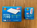 FRITZBox 7590 & Fritz Repeater 1750e, Computers en Software, Routers en Modems, Ophalen of Verzenden, Gebruikt, Router met modem