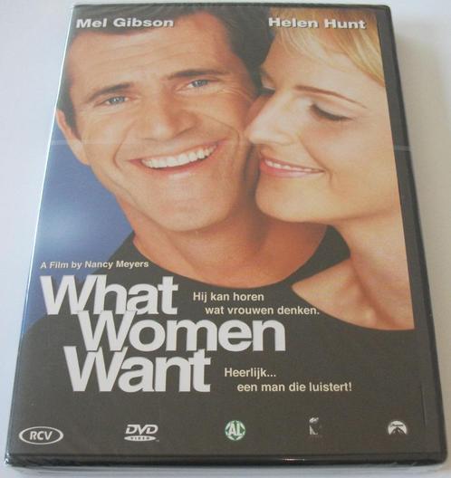 Dvd *** WHAT WOMAN WANT *** Een man die luistert! *NIEUW*, Cd's en Dvd's, Dvd's | Komedie, Nieuw in verpakking, Romantische komedie