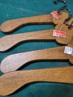 kleerhangers gaderobe eikenhout massief, Kleding | Dames, Kledinghangers, Ophalen of Verzenden