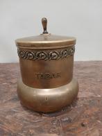 Antieke Tabaksdoos tabakspot, Antiek en Kunst, Ophalen of Verzenden, Brons